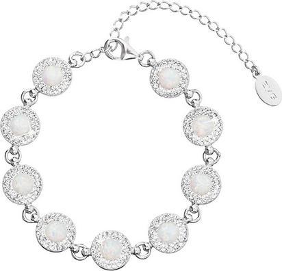 Produktbild Evolution Group Charming bracelet with white opals 33105.1