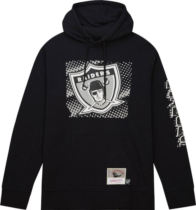 Mitchell & Ness Fleece Hoody - BIG FACE Oakland Raiders - L (L)