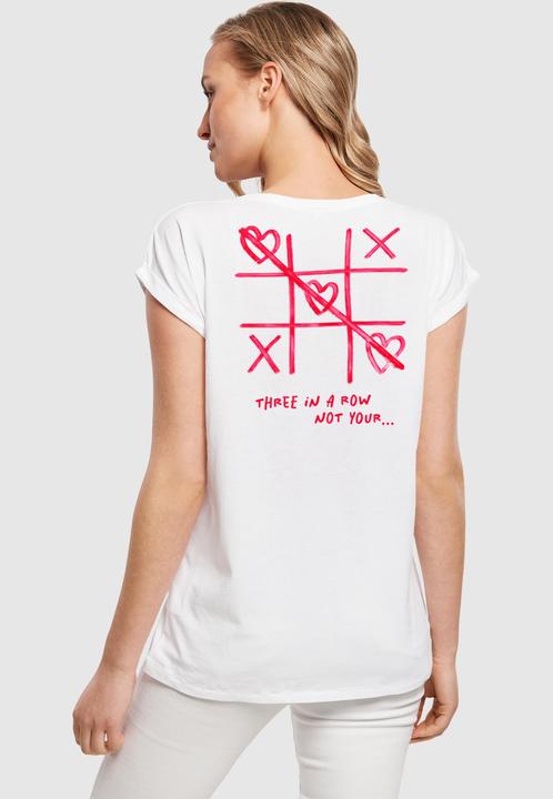 Image du produit Mister Tee MisterTee Three In A Row Ladies Extended Shoulder Tee - 194805 (S)
