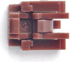 Actual product image Smart Keeper Basic RJ45 Port Blocker brown 100 pcs.