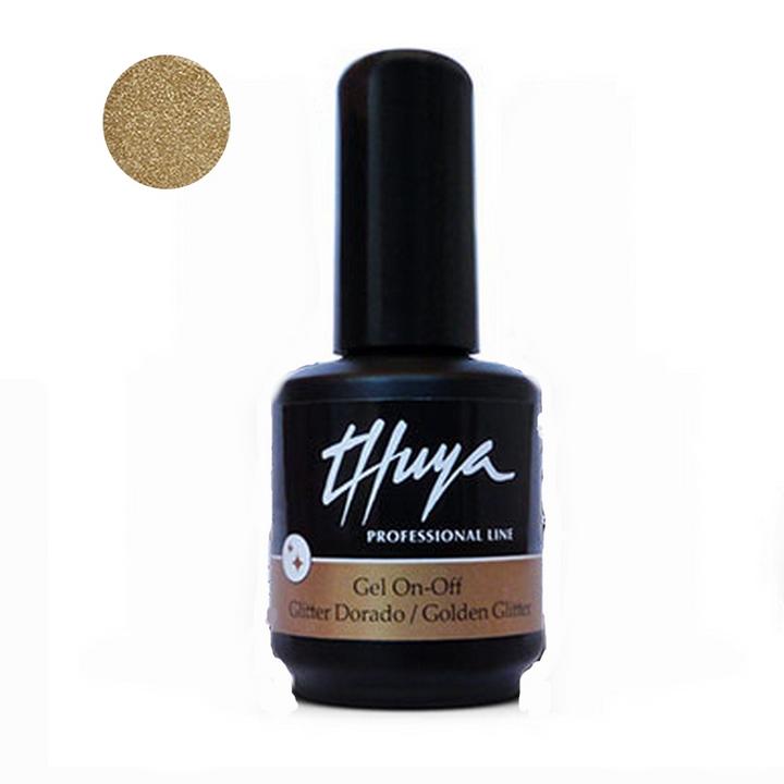 Thuya Gel-On-Off "Gold Glitter"
