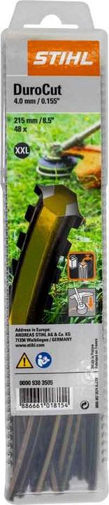 Actual product image Stihl 9303505 DuroCut 40-4 thread pieces black (Mowing robot, Trimmer line + line spool)