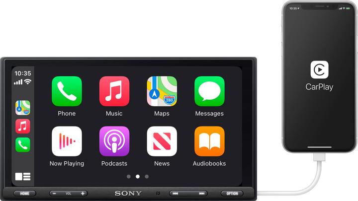 Actual product image Sony XAV-AX5650 (Android car, Apple Carplay)