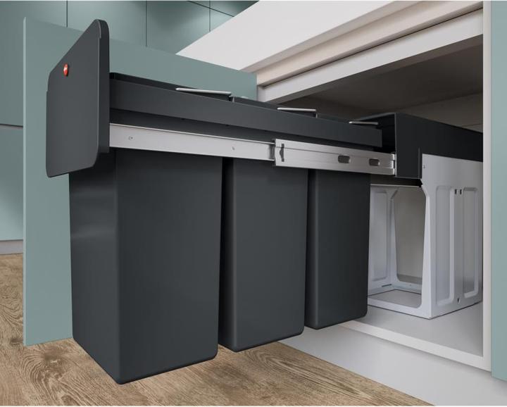 Actual product image Hailo EcoLine Design Trio L built-in system (3x 10l) (30 l)