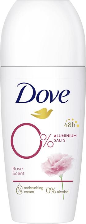 Image du produit Dove Déodorant à bille 0% Rose 50ml (Roll-on, 50 ml)