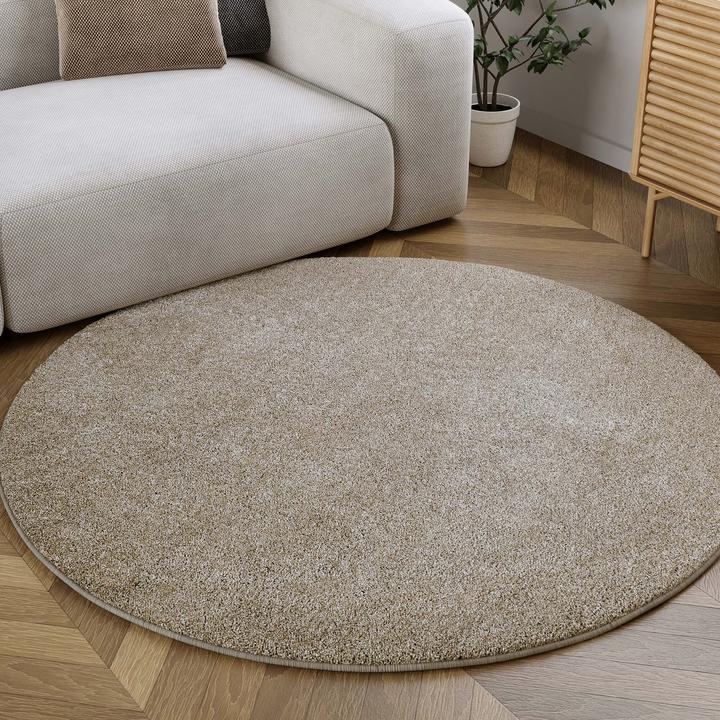 Produktbild Homie Living Kurzflorteppich Manta (120 x 120 cm)
