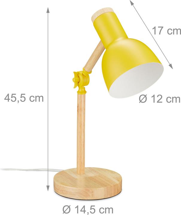 Image du produit Relaxdays Lampe de bureau (E27)