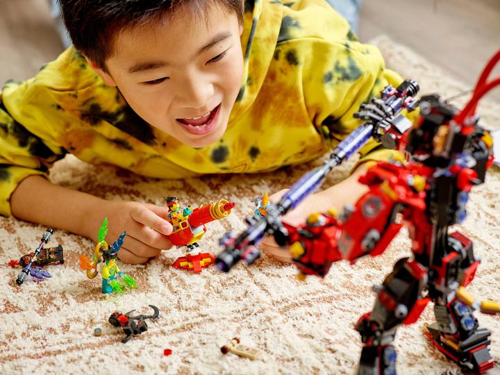 Actual product image LEGO Monkie Kid Mech from Evil Macaque (80033, LEGO Monkie Kid)