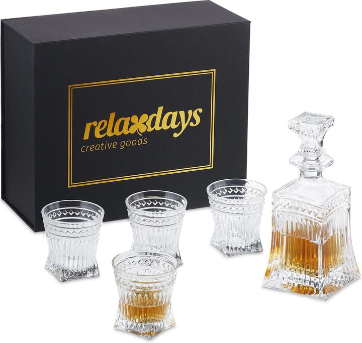 Relaxdays Set da-whisky