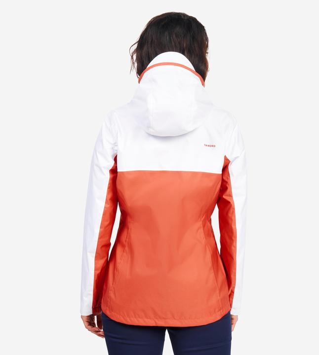 Immagine prodotto Tribord Women’s sailing waterproof jacket - Sailing 100 white orange (L)
