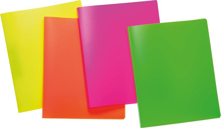 Actual product image HERMA Ring binder A4 neon translucent (A4, 25 mm, 1 Piece)
