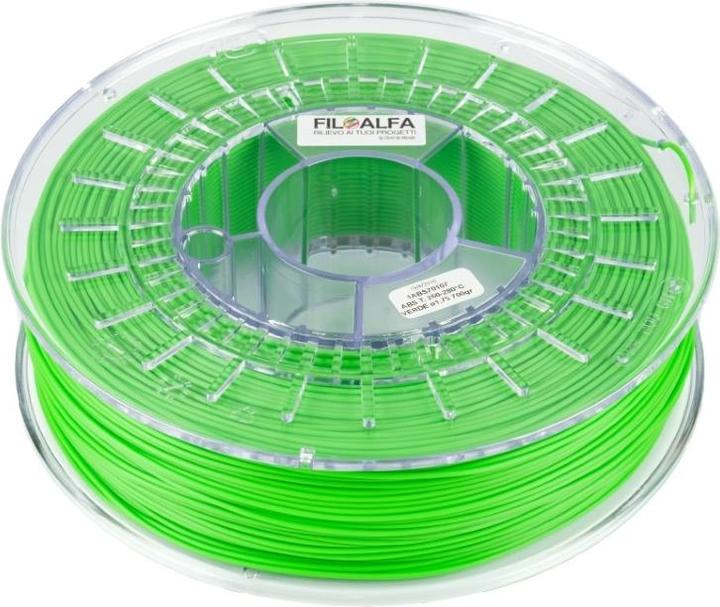 Image du produit Filoalfa Pla 700gr Vert (ABS, 2.85 mm, 700 g, Vert)