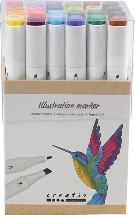 Immagine prodotto Creativ Company Kit Craft - Inchiostro da disegno 24 pezzi (37378) (Multicolore, 9 mm, 24 x)