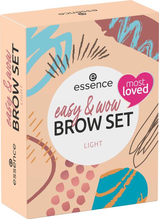 Actual product image essence Easy & wow brow set (Makeup set)