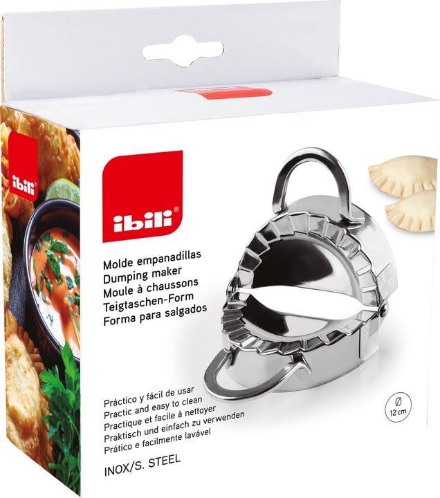 Produktbild Ibili Ravioli Former Edelstahl 15 cm Perfekt für die Herstellung von Empanadas, Ravioli und mehr