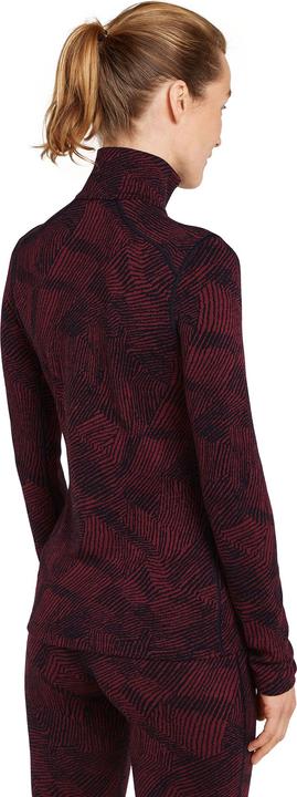 Actual product image Icebreaker Women's 260 Vertex L/S Half Zip Frozen Forms (M)
