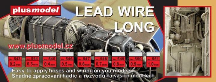 Actual product image Plus Model Lead wire 0.5 mm, long 240 mm