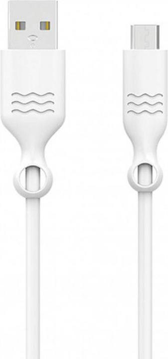 Produktbild Bigben ECO Cable USB A-Micro 2m White (2 m, USB 2.0)