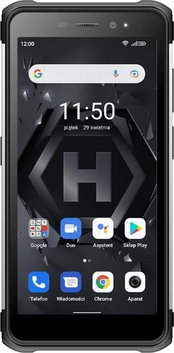 Produktbild Myphone Hammer Iron 4 Dual silver Extreme pack (32 GB, Schwarz, 7.20", Dual SIM, 13 Mpx)