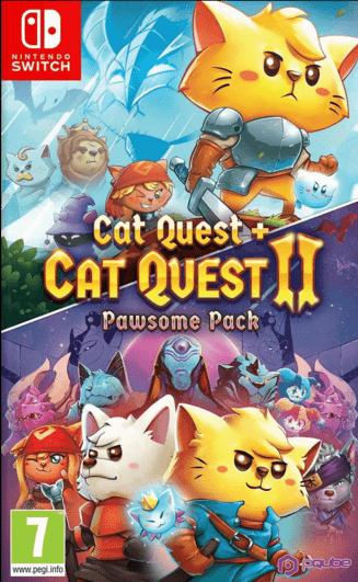 Actual product image Pqube Cat Quest + Cat Quest 2 - Pawsome Pack (Switch, Multilingual)