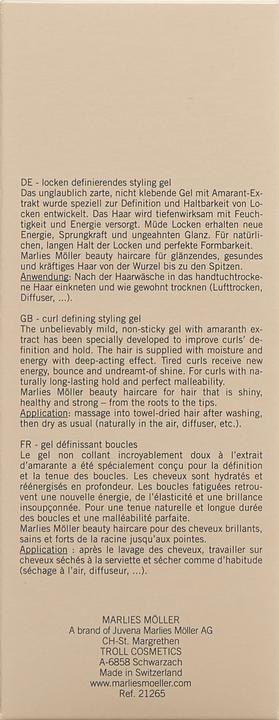 Produktbild Marlies Möller MM Perfect Curl - Curl Defining Styling Gel (Haargel, 150 ml)