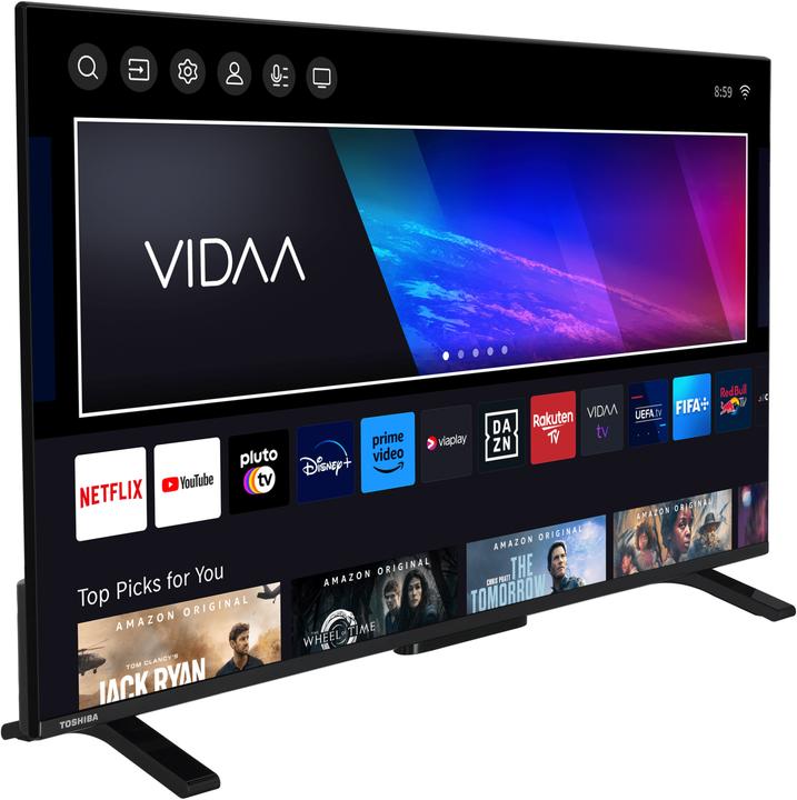 Actual product image Toshiba 43UV2363DG Fernseher 109,2 cm (43) 4K Ultra HD Smart-TV WLAN Schwarz 250 cd/m² (43", LED, 4K)