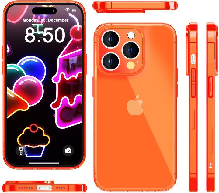 Image du produit Nalia Transparent Transparent Neon Silicone Cover (Apple iPhone 14 Pro Max)