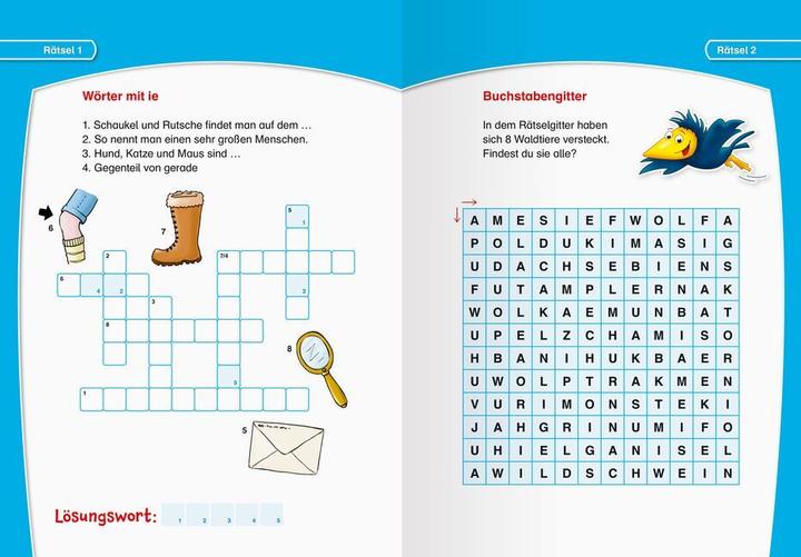 Produktbild Ravensburger Leserabe Rätselspass - Kreuzworträtsel zum Lesenlernen - 2. Lesestufe (Deutsch, Martine Richter, Anne Karen Rasch, Heribert Schulmeyer, 2022)