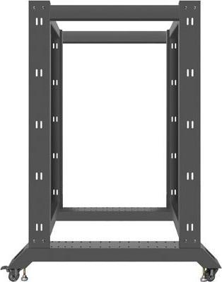 Actual product image Lanberg Open rack 22U black (22 RU, 19 inch rack)