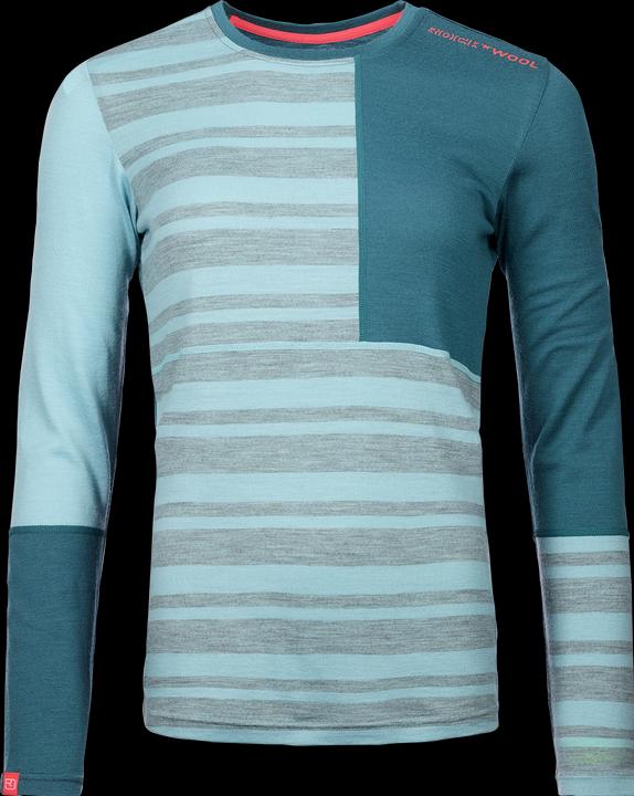 Actual product image Ortovox 'N' Wool Long Sleeve Shirt 185 waterfall (S)
