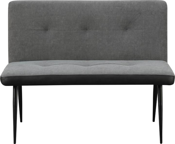 Produktbild HTI-Living 2-Sitzer Bank Anthrazit/Grau Joschka (112 cm)