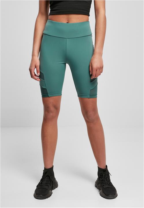 Actual product image Urban Classics Ladies High Waist Tech Mesh Cycle Shorts (XS)