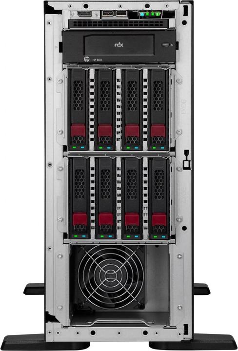 Produktbild HPE E ProLiant ML110 Gen11, 8U 8 Core, RDIMM 2R 4800 MT/s, 8xSFF, 1xPS, onb (Intel Xeon Bronze 3408U, 16 GB, Tower Server)