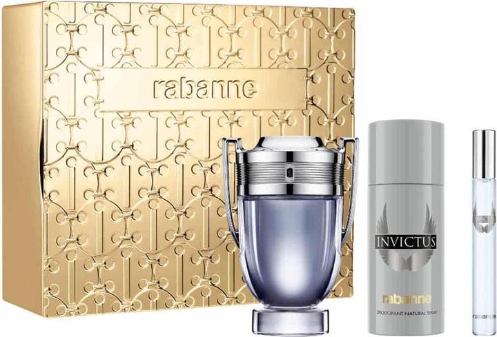 Immagine prodotto Paco Rabanne P. RABANNE INVICTUS EDT 100ML+DEO 150ML+EDT 10ML SET 3 PEZZI (Eau de toilette, 100 ml)