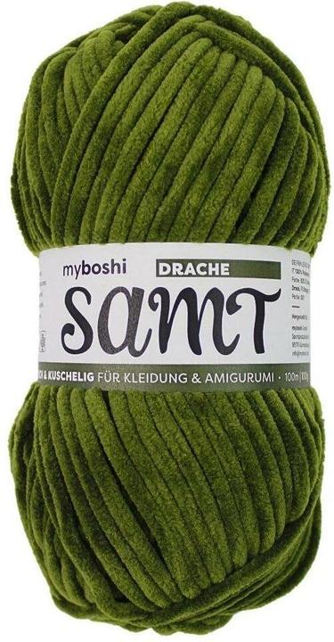 Produktbild Myboshi Wolle Chenille Samt, Drache (100 m)