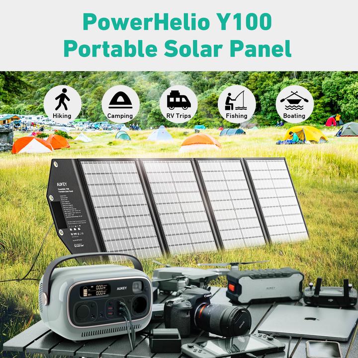 Image du produit Aukey PowerHelio Y100 (100 W, 3.80 kg)