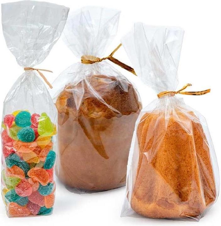 Image du produit Decora Fermetures pour sachets - Doré (Pochette cadeau, 200 x)