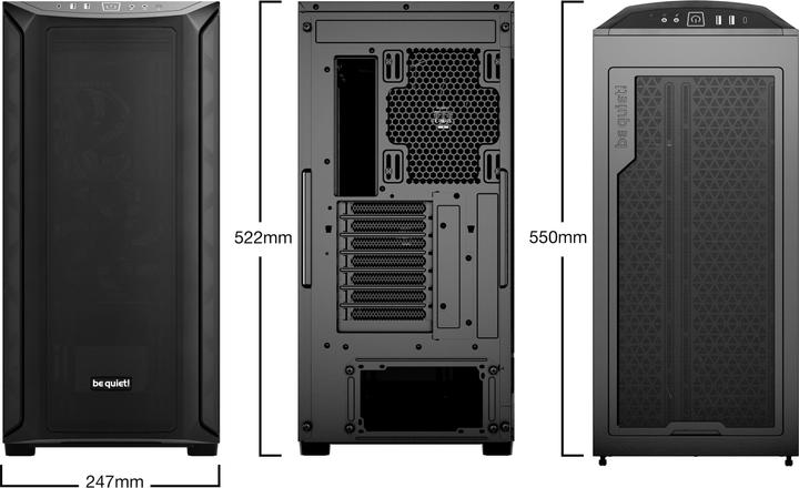 Immagine prodotto be quiet! Shadow Base 800 (ATX, mATX, Mini-ITX, E-ATX)