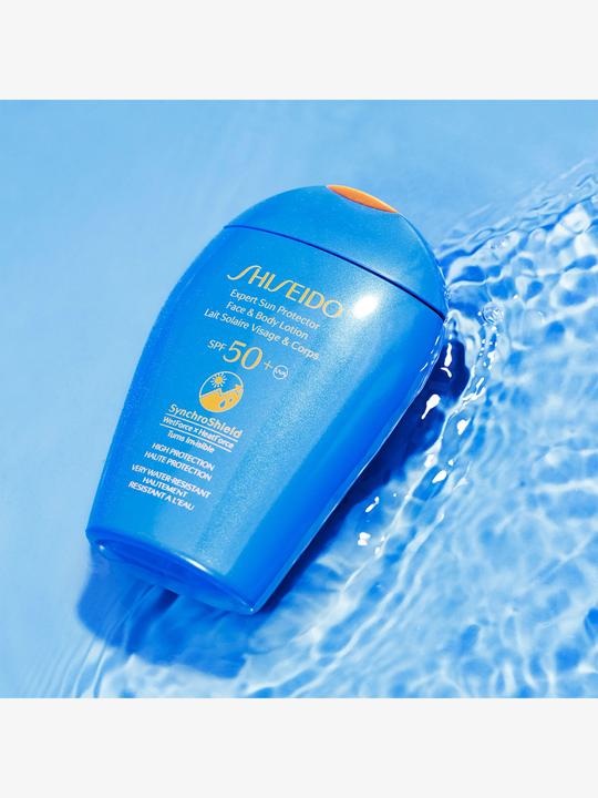 Actual product image Shiseido Expert Sun Protector Face and Body Lotion (Sun lotion, SPF 50, 150 ml, 204 g)