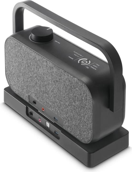 Immagine prodotto Hama Lautsprecher für Fernseher, 2,4-GHz-Station + Bluetooth®, tragbar, stereo (18 h, Porta USB)