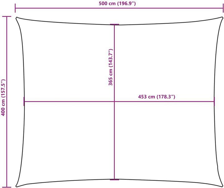 Image du produit VidaXL Voile d'ombrage (400 x 500 cm)