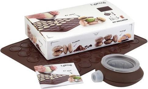 Image du produit Lékué Macaron set, 1x moule, 1x Decomax m douilles