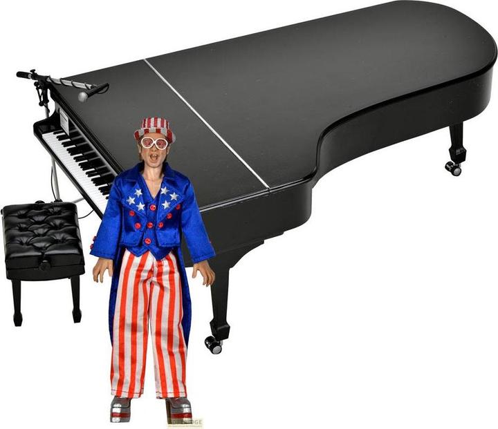 Produktbild Neca Elton John: Live in '76 - Elton John with Piano 8 inch Clothed Action Figure Set