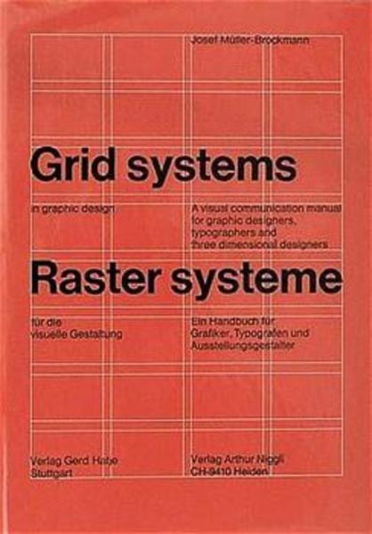 Produktbild Rastersysteme für die visuelle Gestaltung. Grid systems in g (Deutsch, Englisch, Josef Müller-Brockmann, 1996)