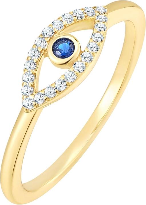 Produktbild Glanzstücke München Damen Ring Allsehendes Auge Sterling Silber - 34622 (48, 925 Silber)