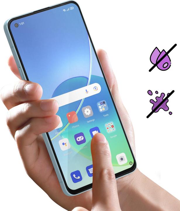 Actual product image Bigben Connected Glass screen protector (1 Piece, Oppo Reno 6)