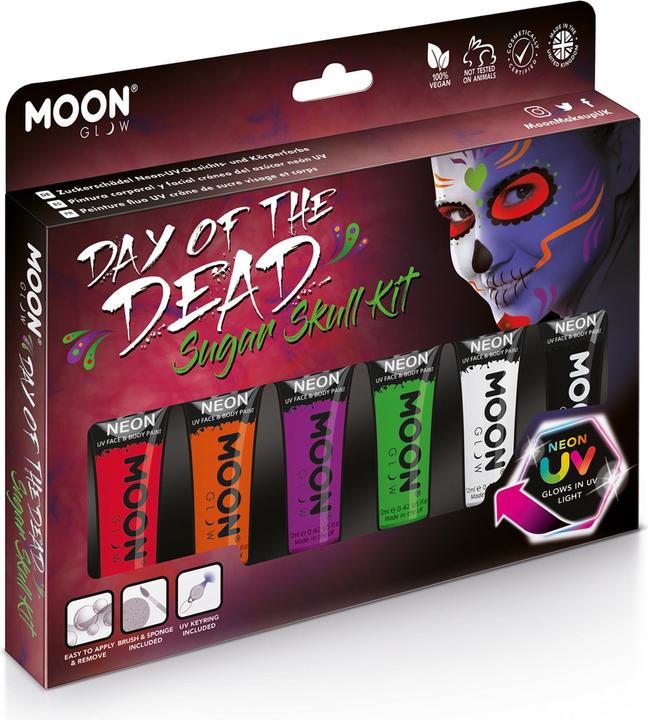 Produktbild Moon Creations Sugar Skulls Schminkfarben