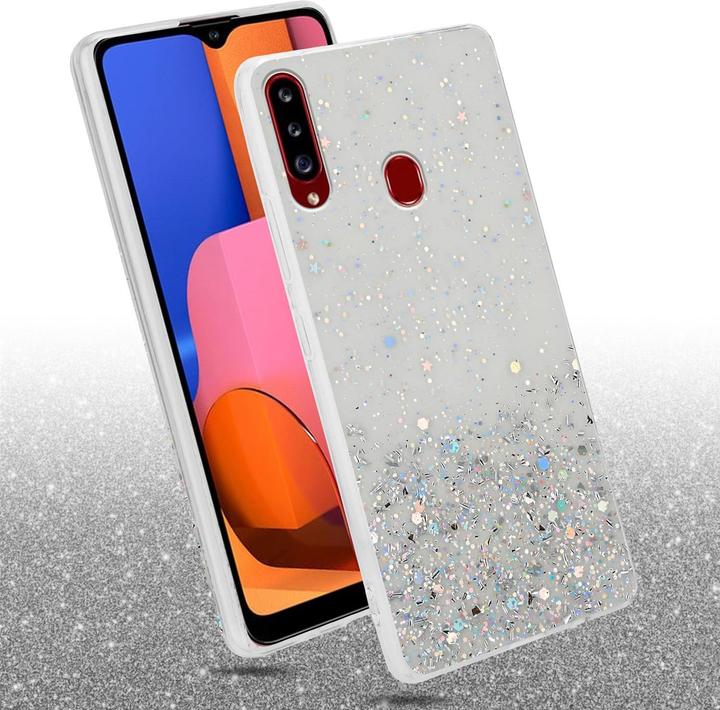 Image du produit Cadorabo Couverture TPU paillettes scintillantes (Samsung Galaxy A20s)