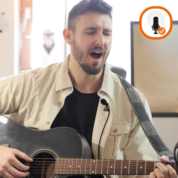Actual product image LinQ Tie microphone