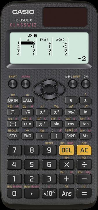 Produktbild Casio FX85DE X (Solarzellen, Batterien)